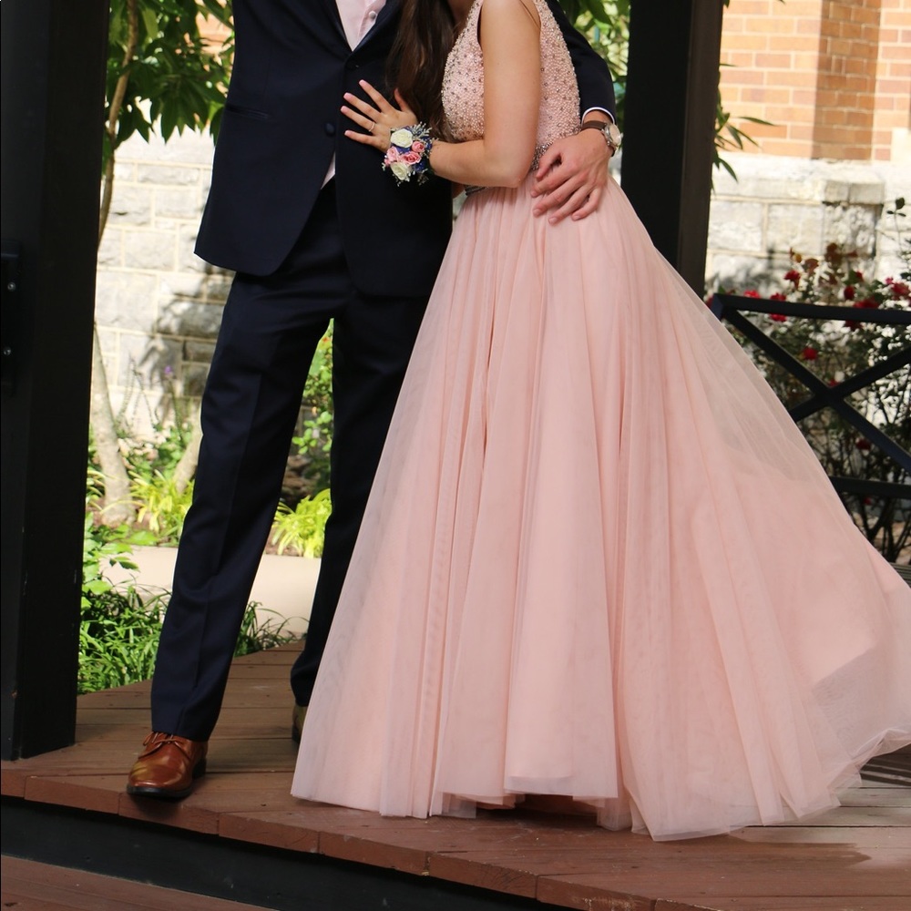 Blush Pink Prom Dress